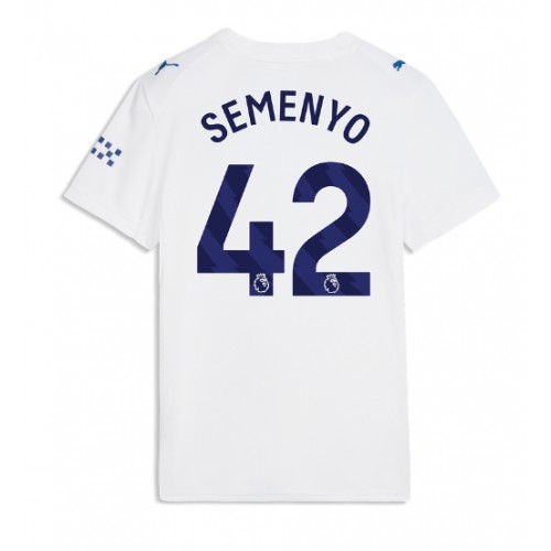 Manchester City Antoine Semenyo #42 Kolmaspaita Naiset 2026-27 Lyhythihainen